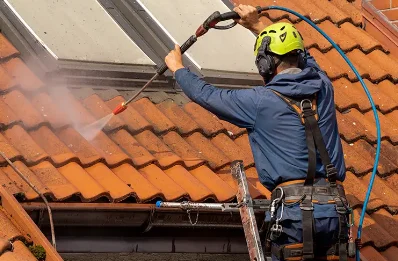 Démoussage et hydrofuge de toiture à Lédenon